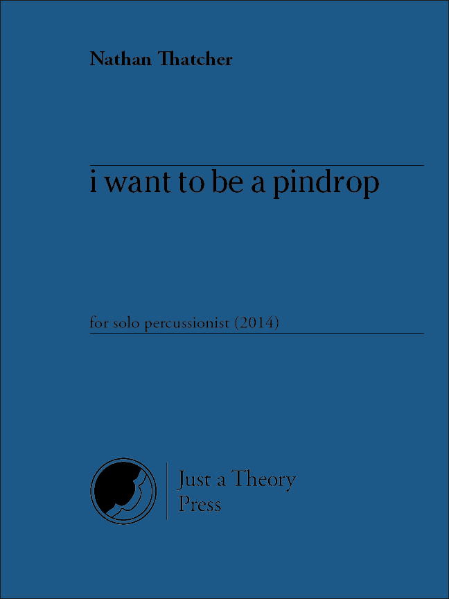i want to be a pindrop