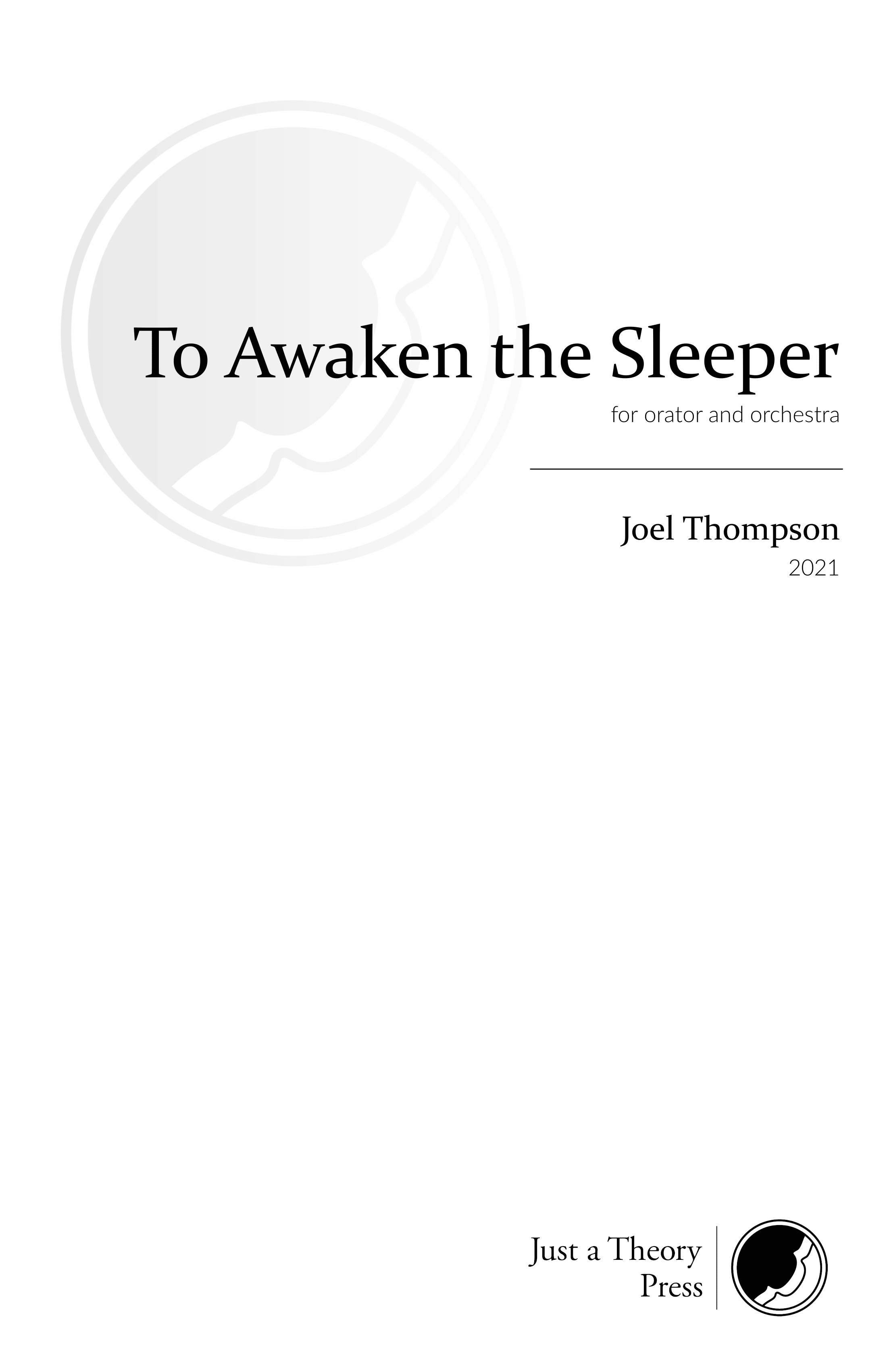 To Awaken the Sleeper
