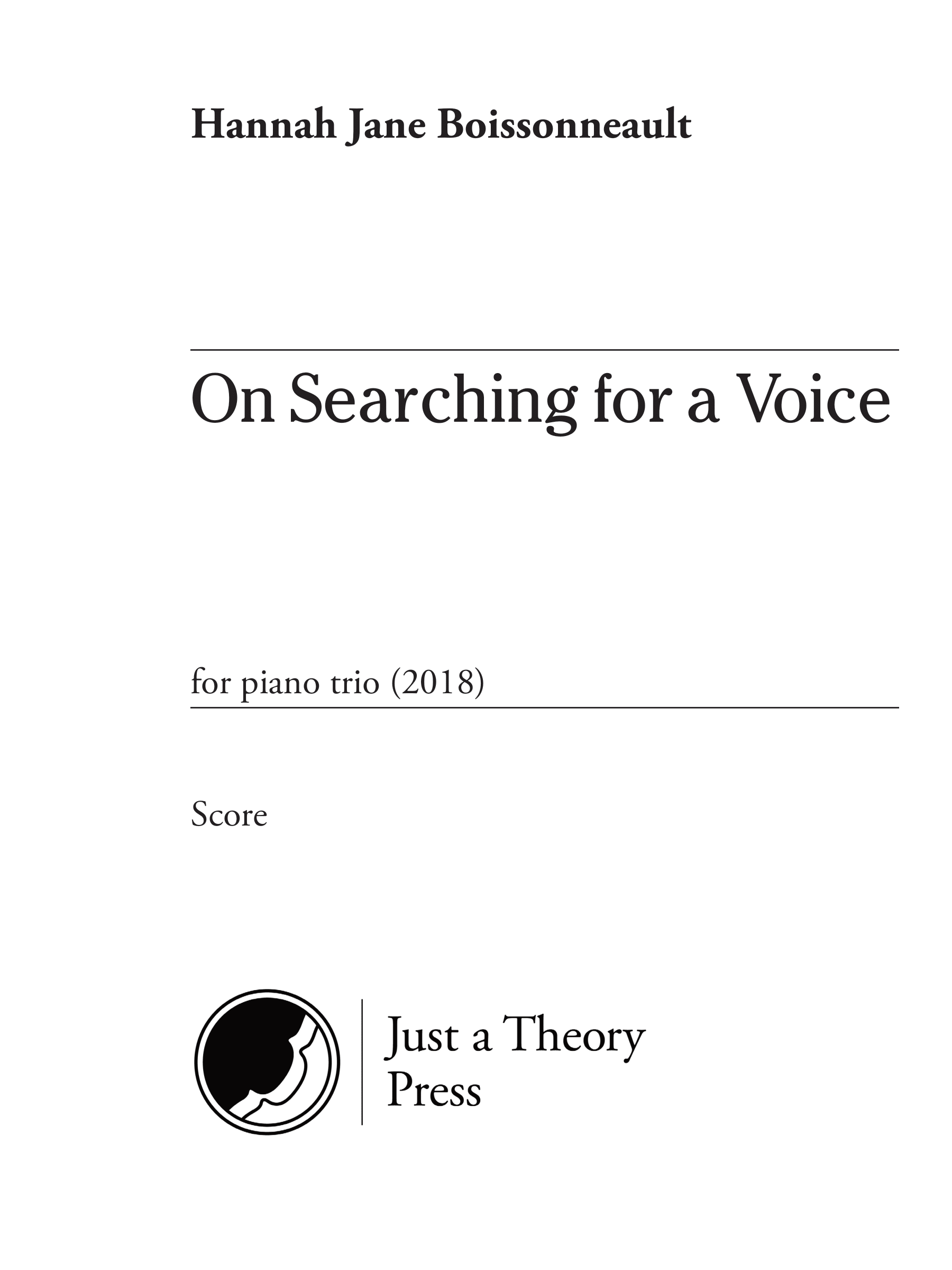 On Searching For a Voice