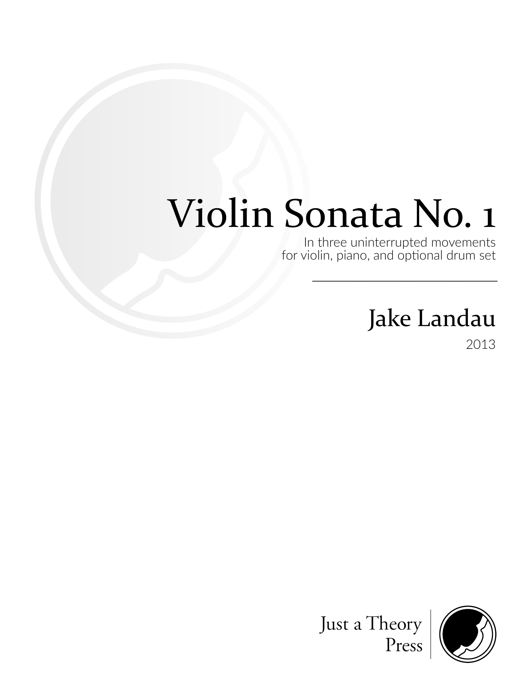 Violin Sonata No. 1