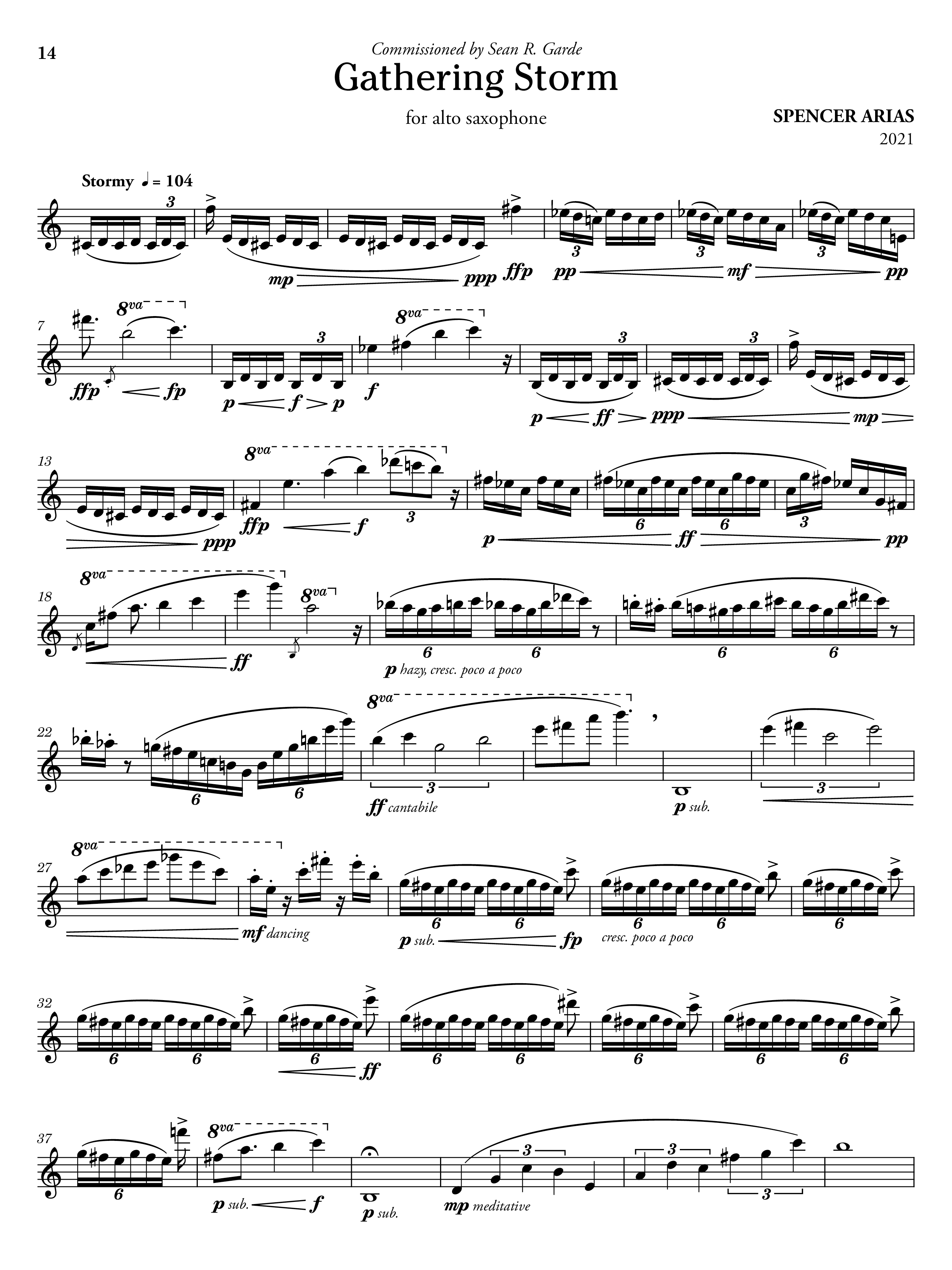 Arias: Ethos of Saxes – Just a Theory Press