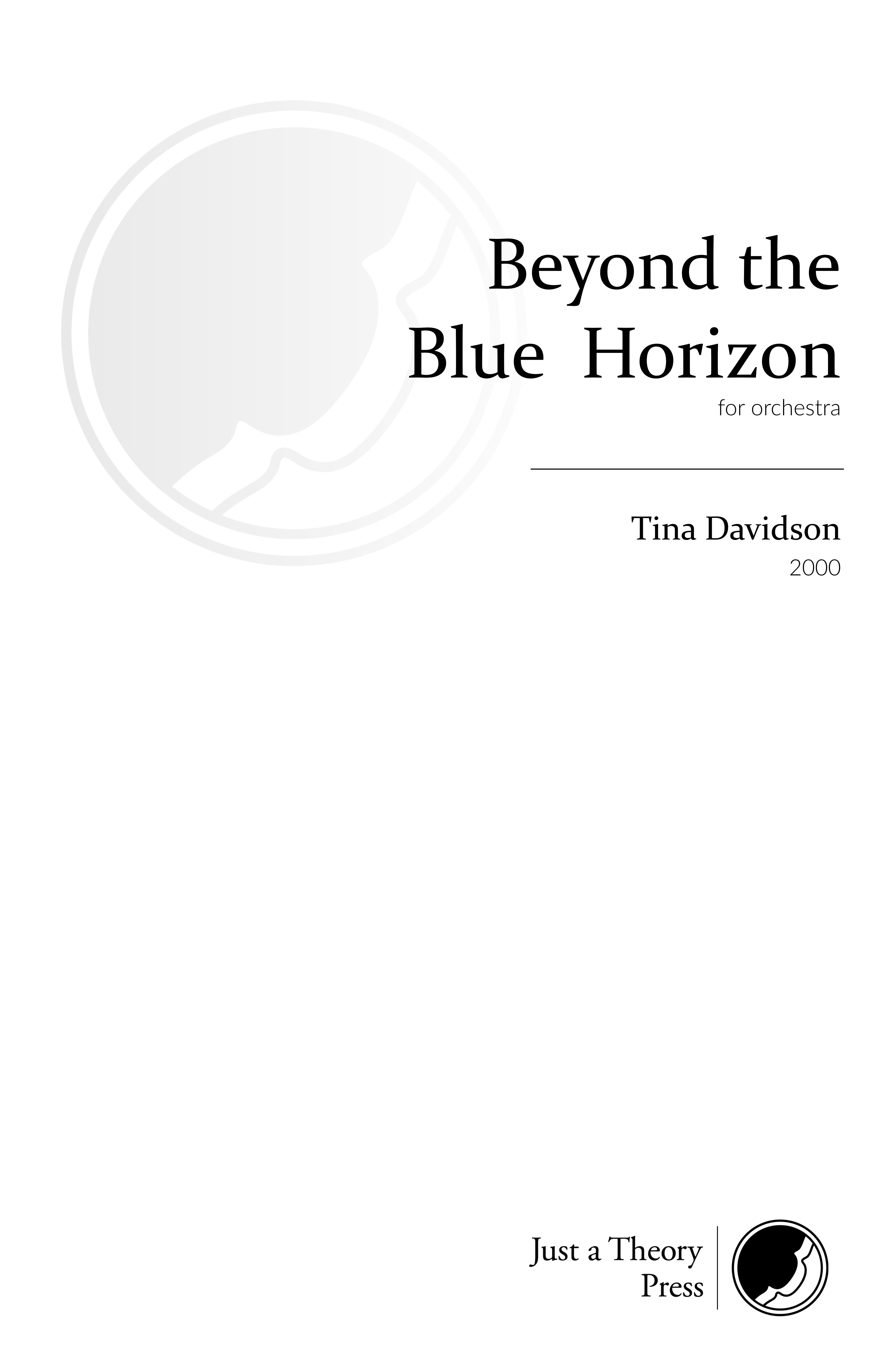 Beyond the Blue Horizon