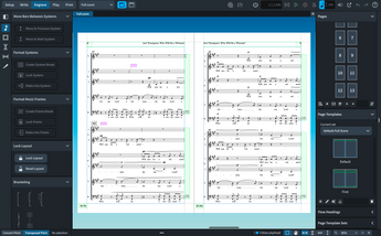 A screenshot of Dorico notation software