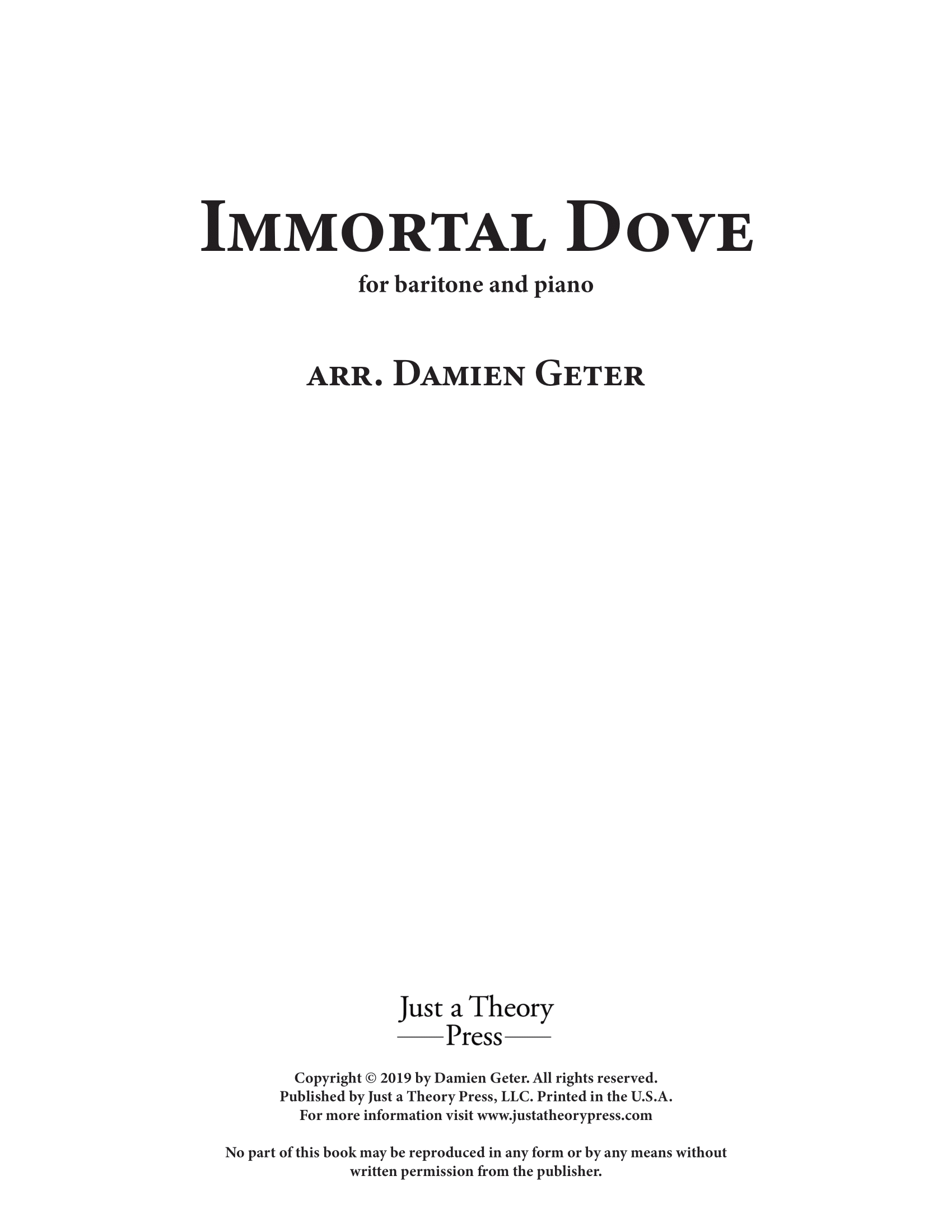 Immortal Dove