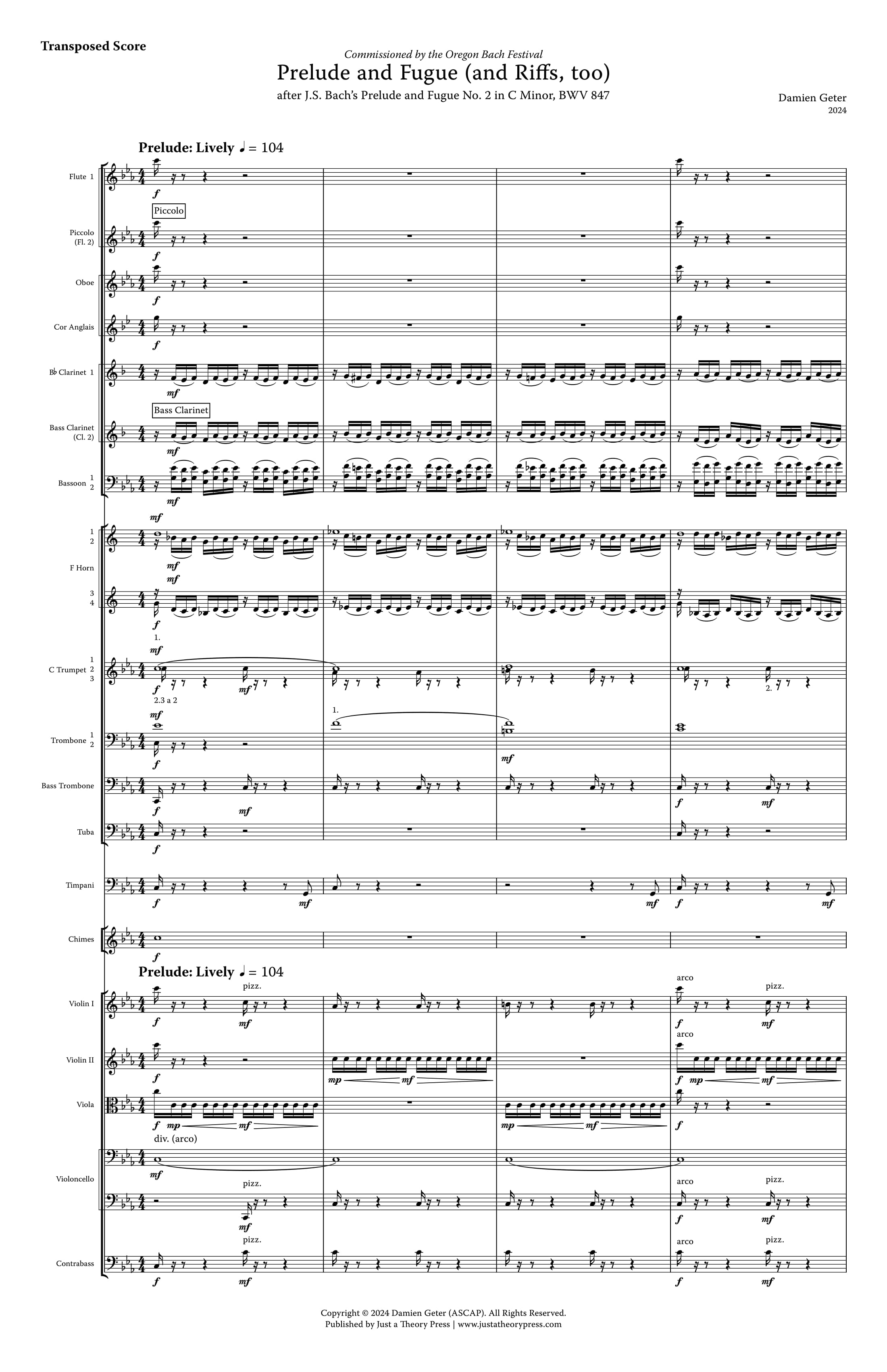 Prelude and Fugue (and Riffs, too)