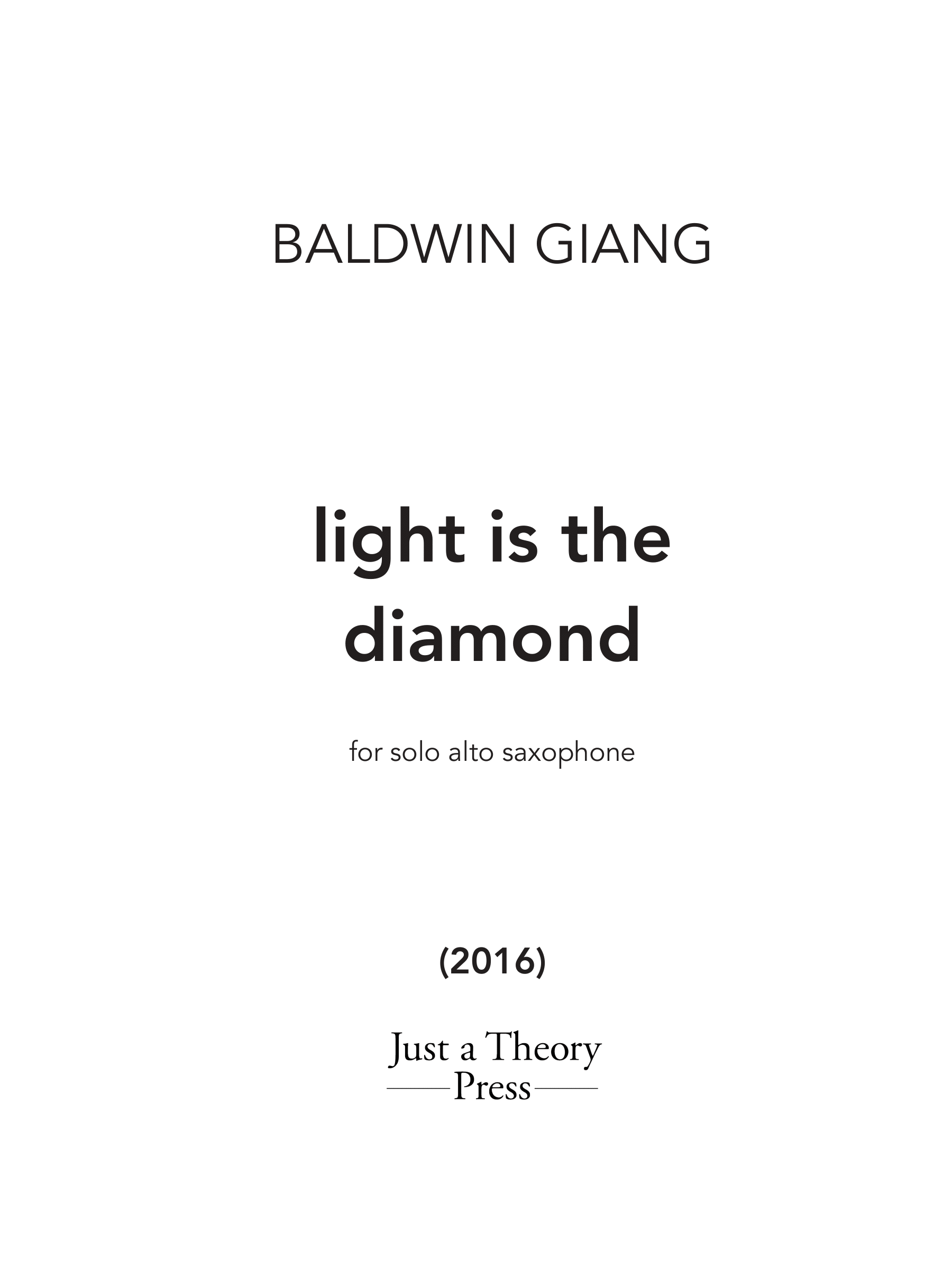 light is the diamond