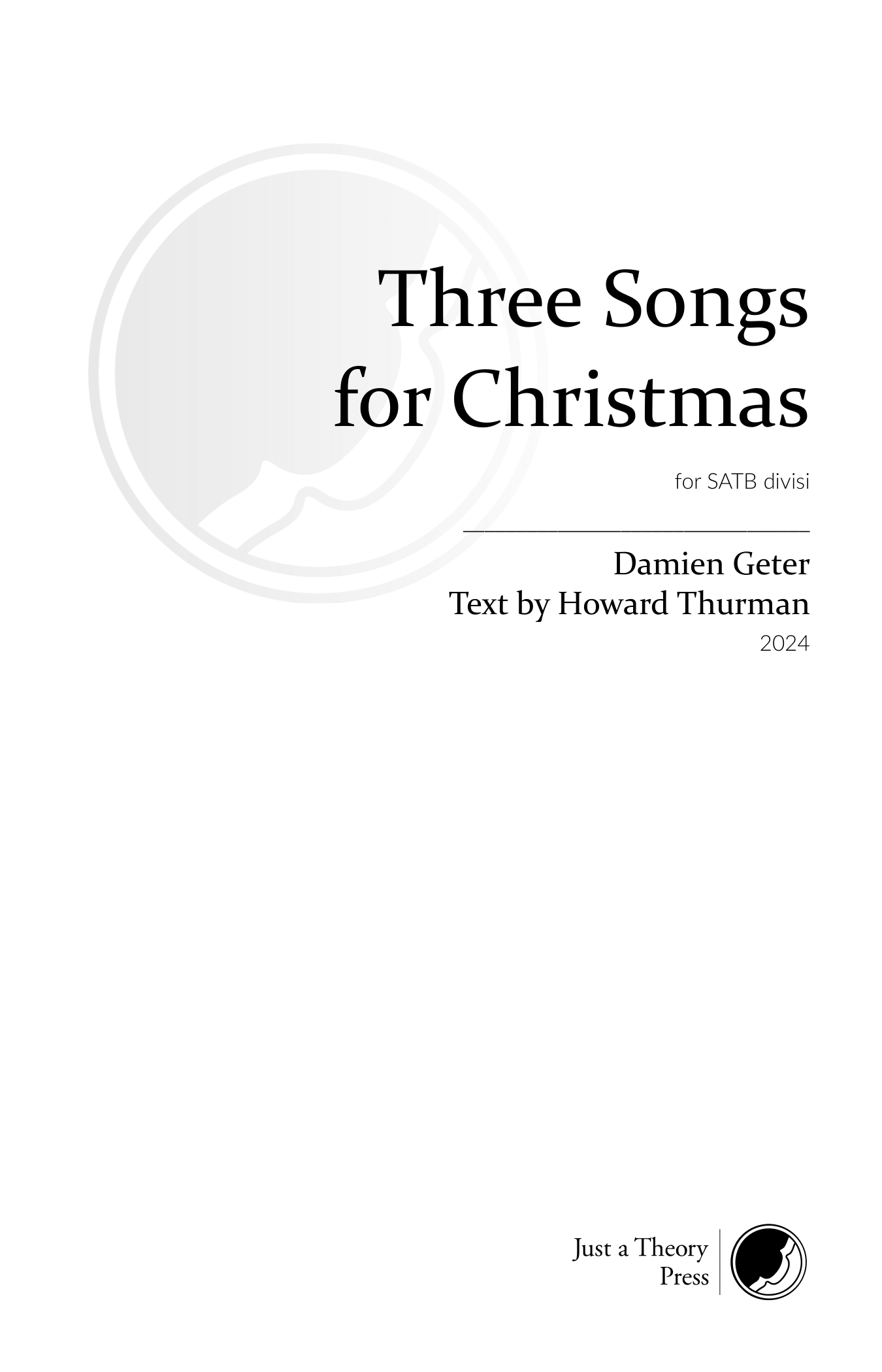 Three Songs for Christmas