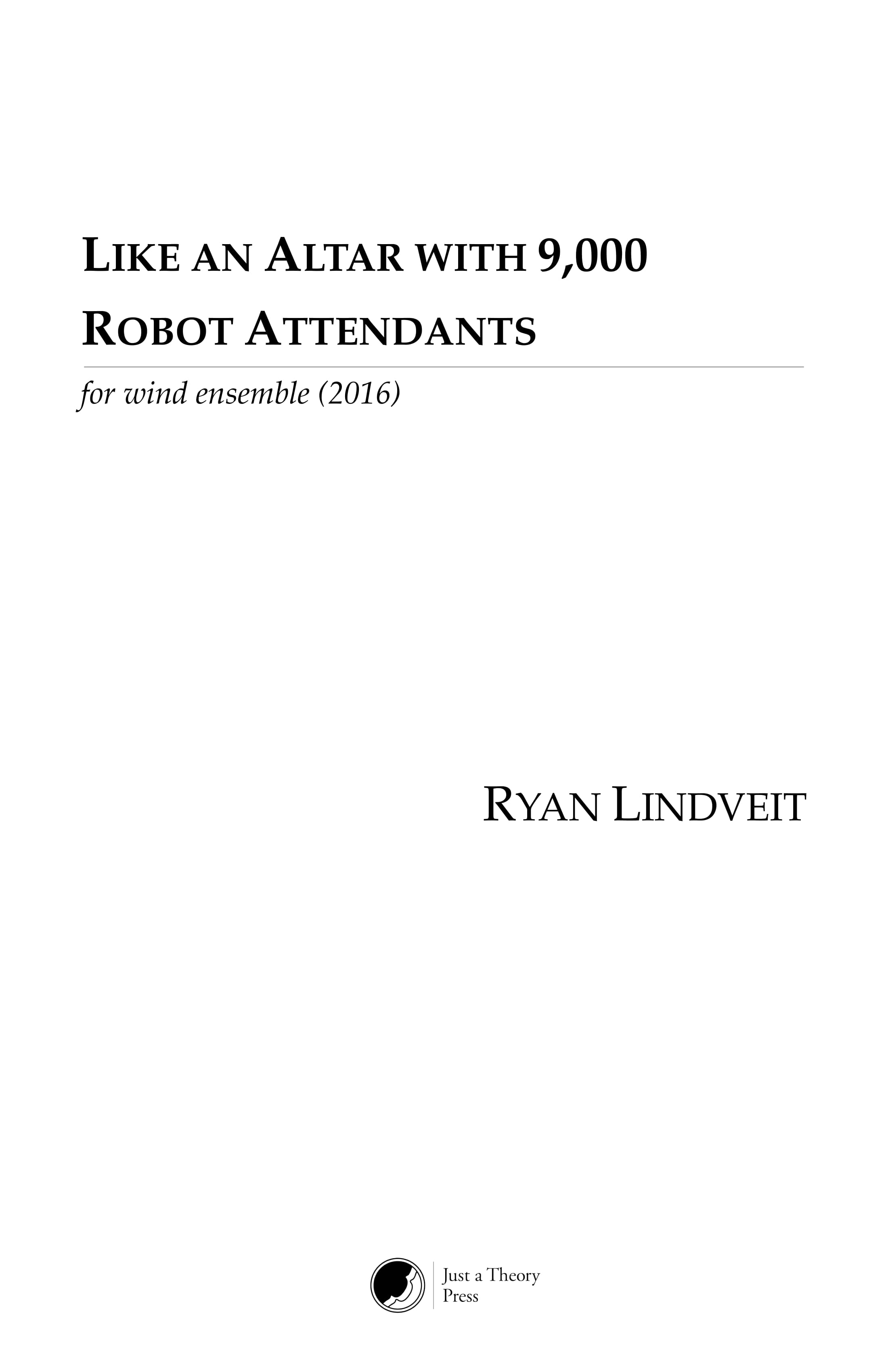 Like an Altar with 9,000 Robot Attendants