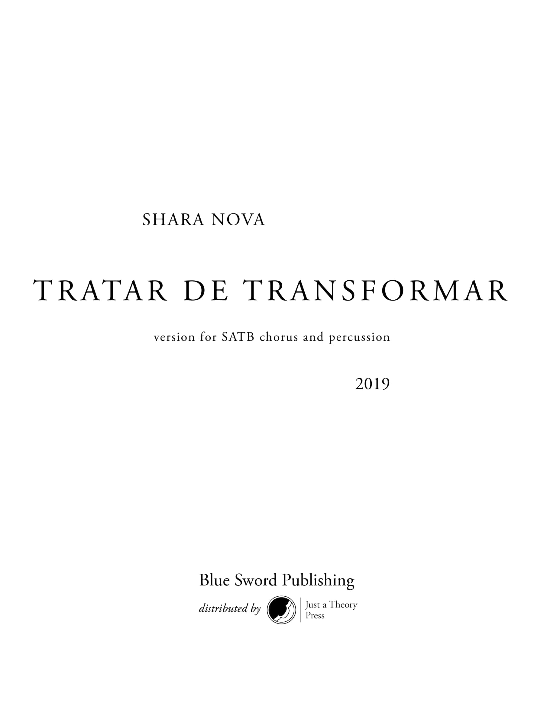 Tratar de Transformar