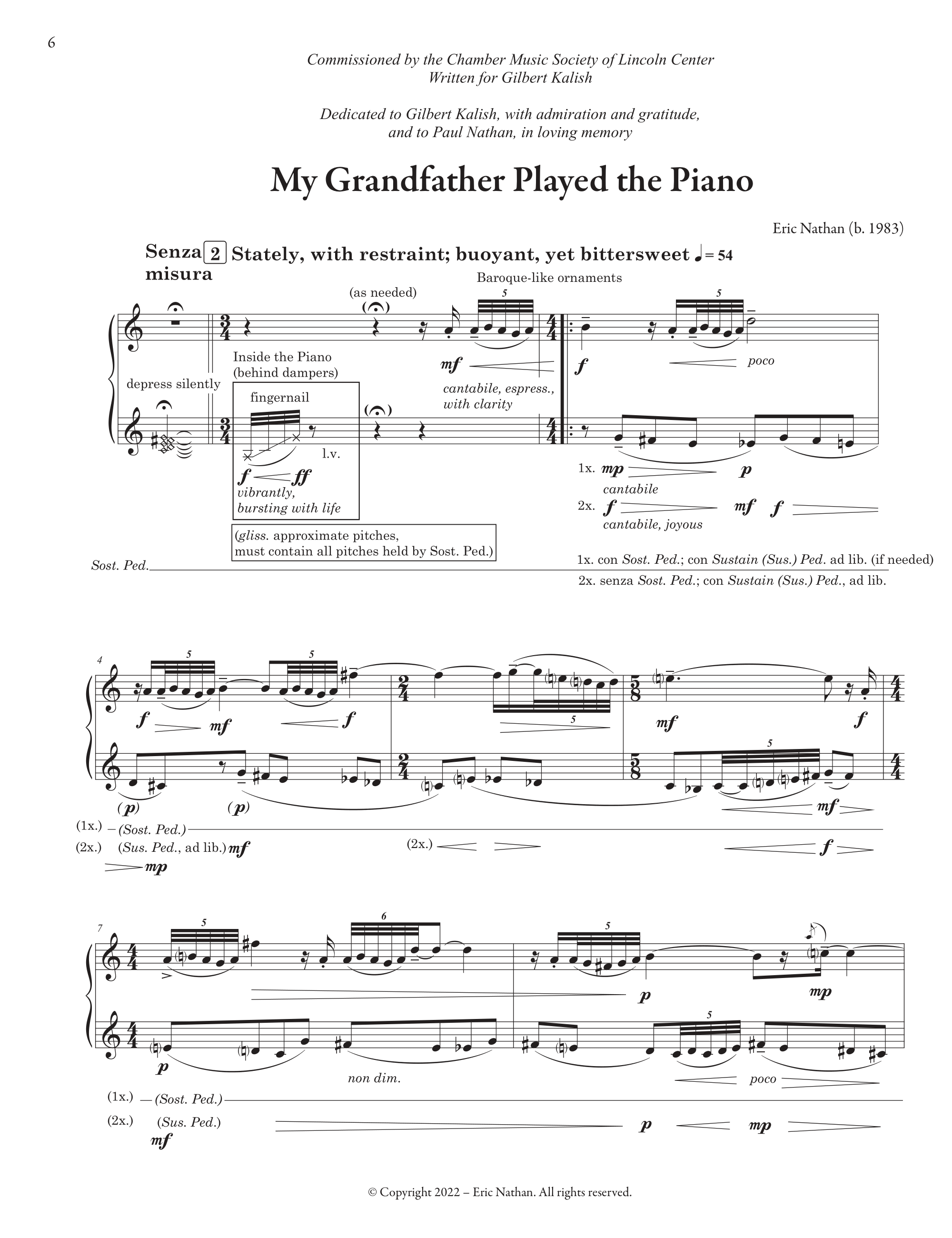 My Grandfather Played the Piano