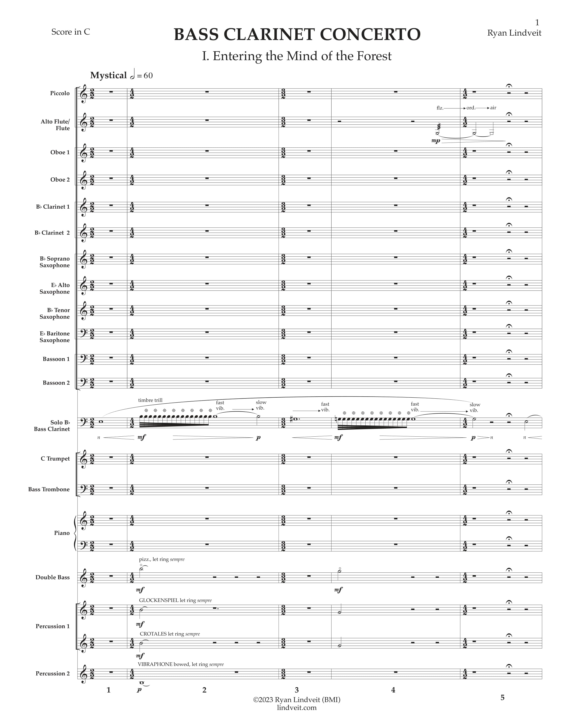 Bass Clarinet Concerto