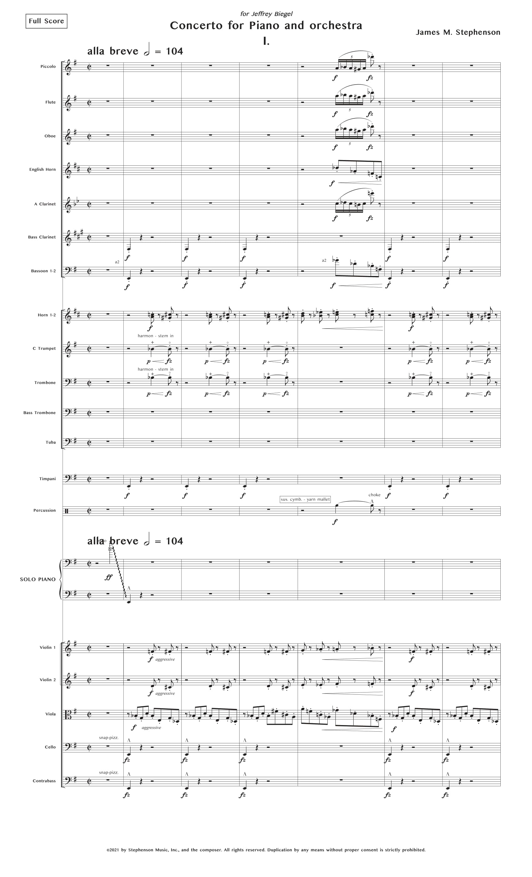 Concerto for Piano and Orchestra