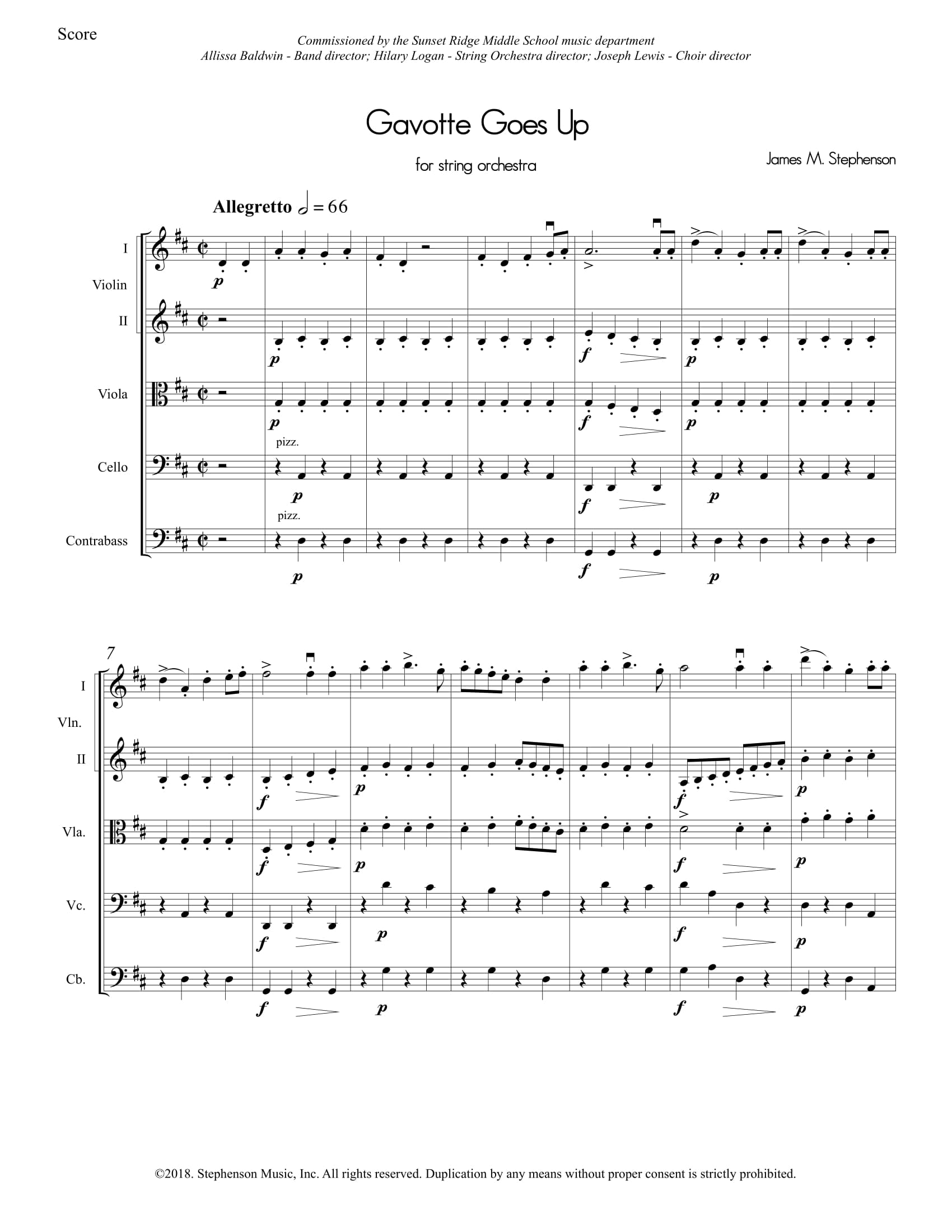 Gavotte Goes Up