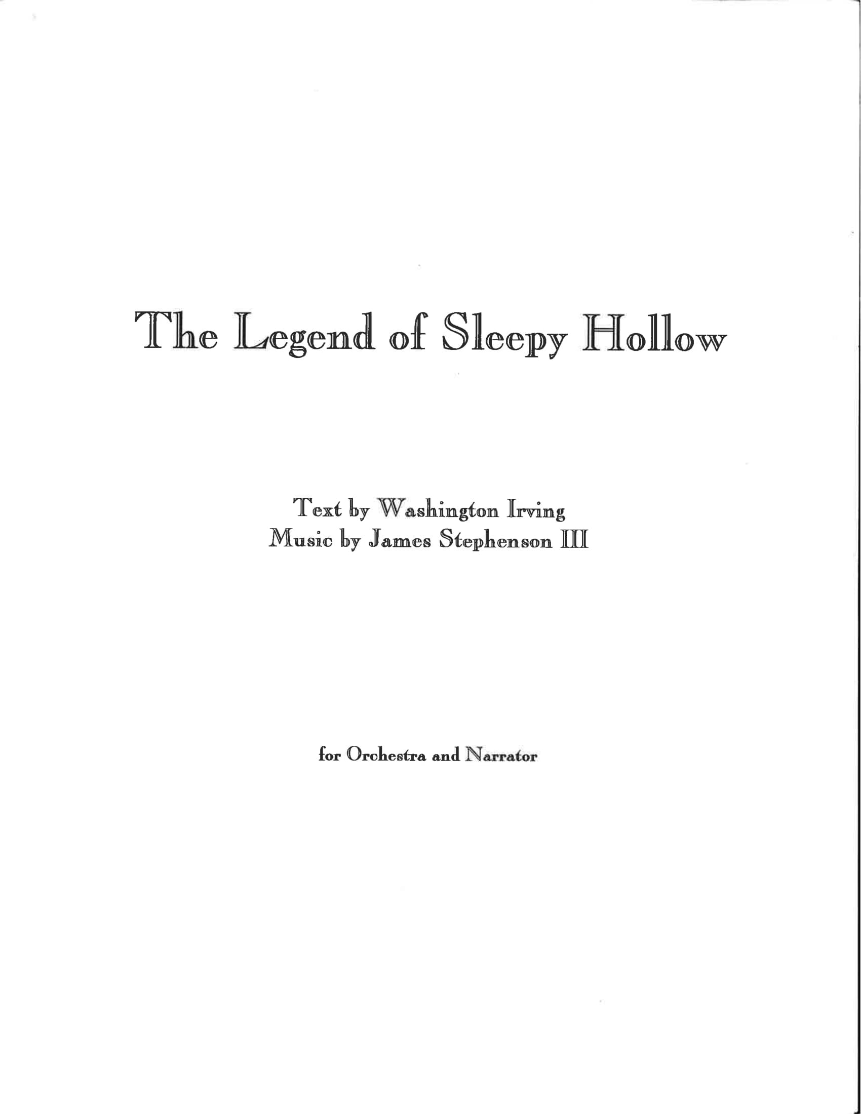 Legend of Sleepy Hollow