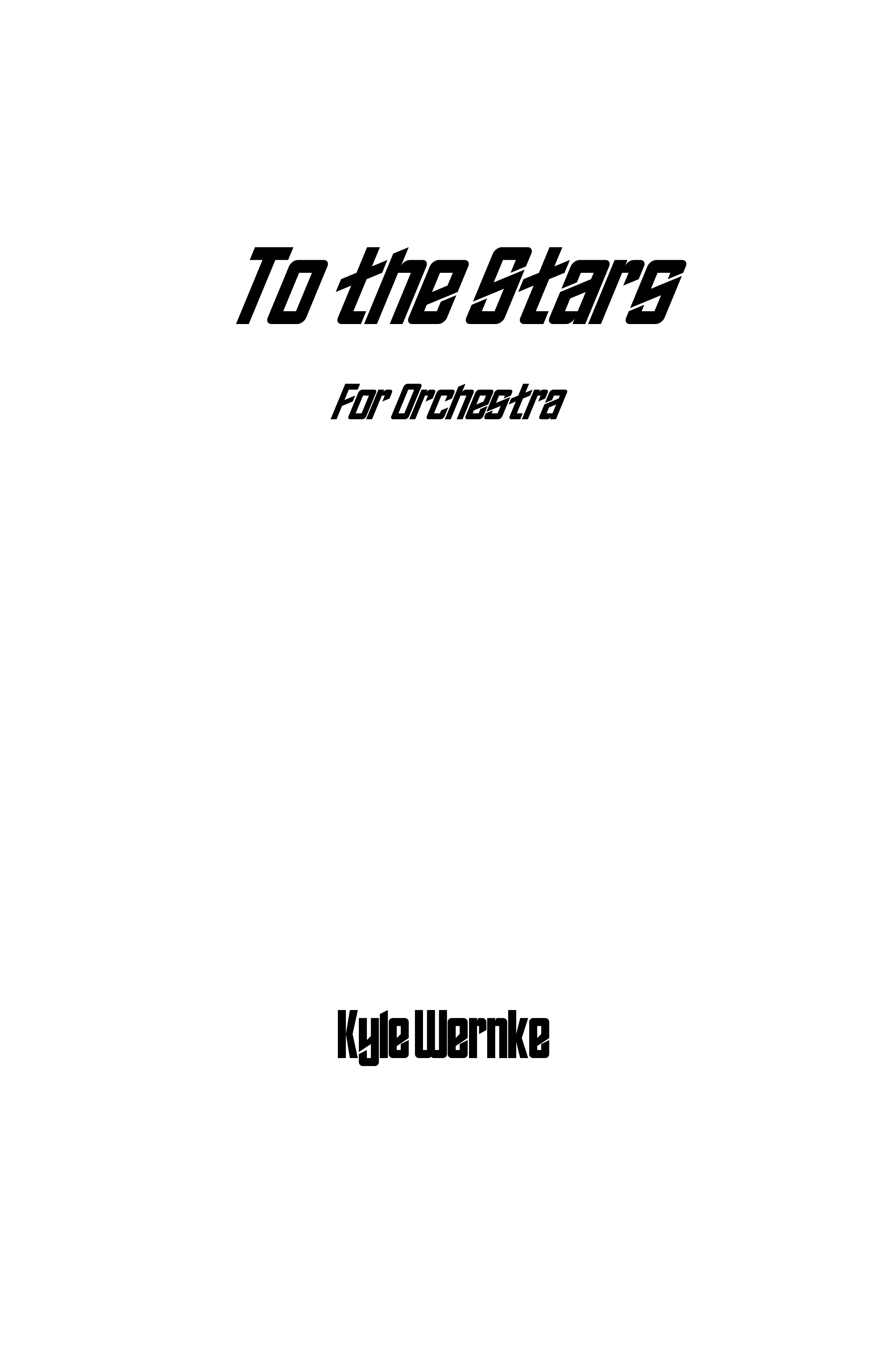 To The Stars (orchestra)