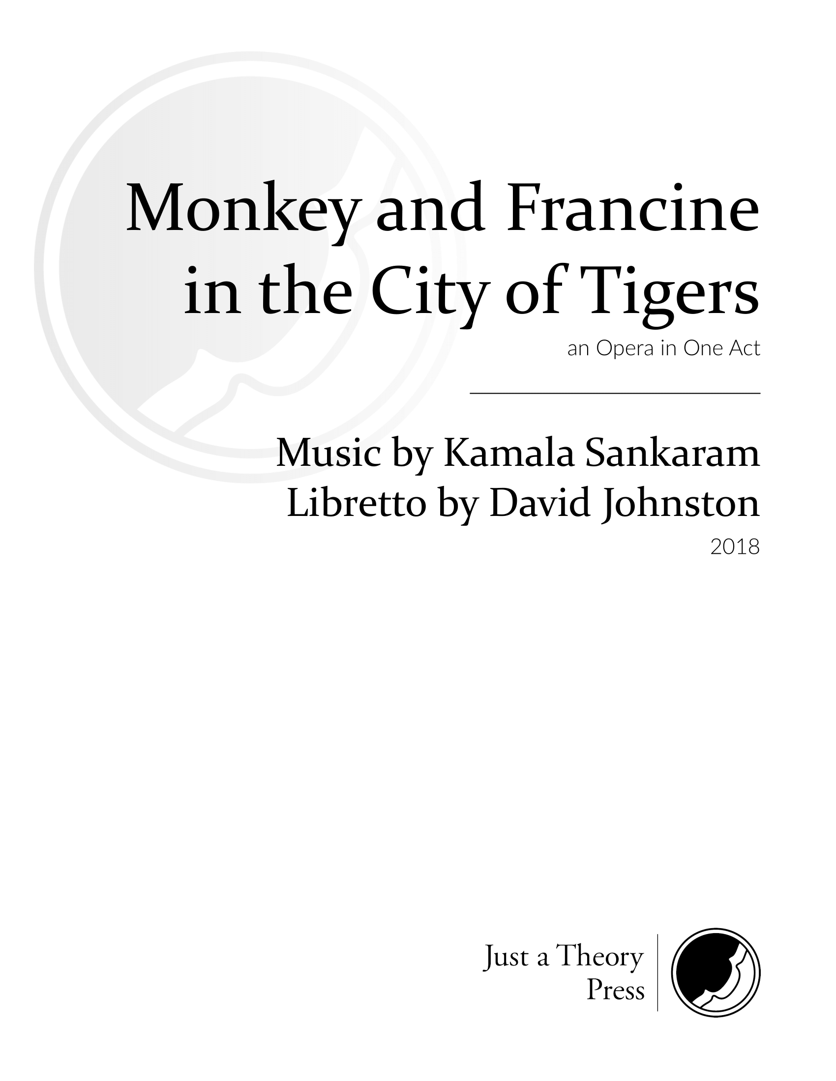 Monkey and Francine in the City of Tigers