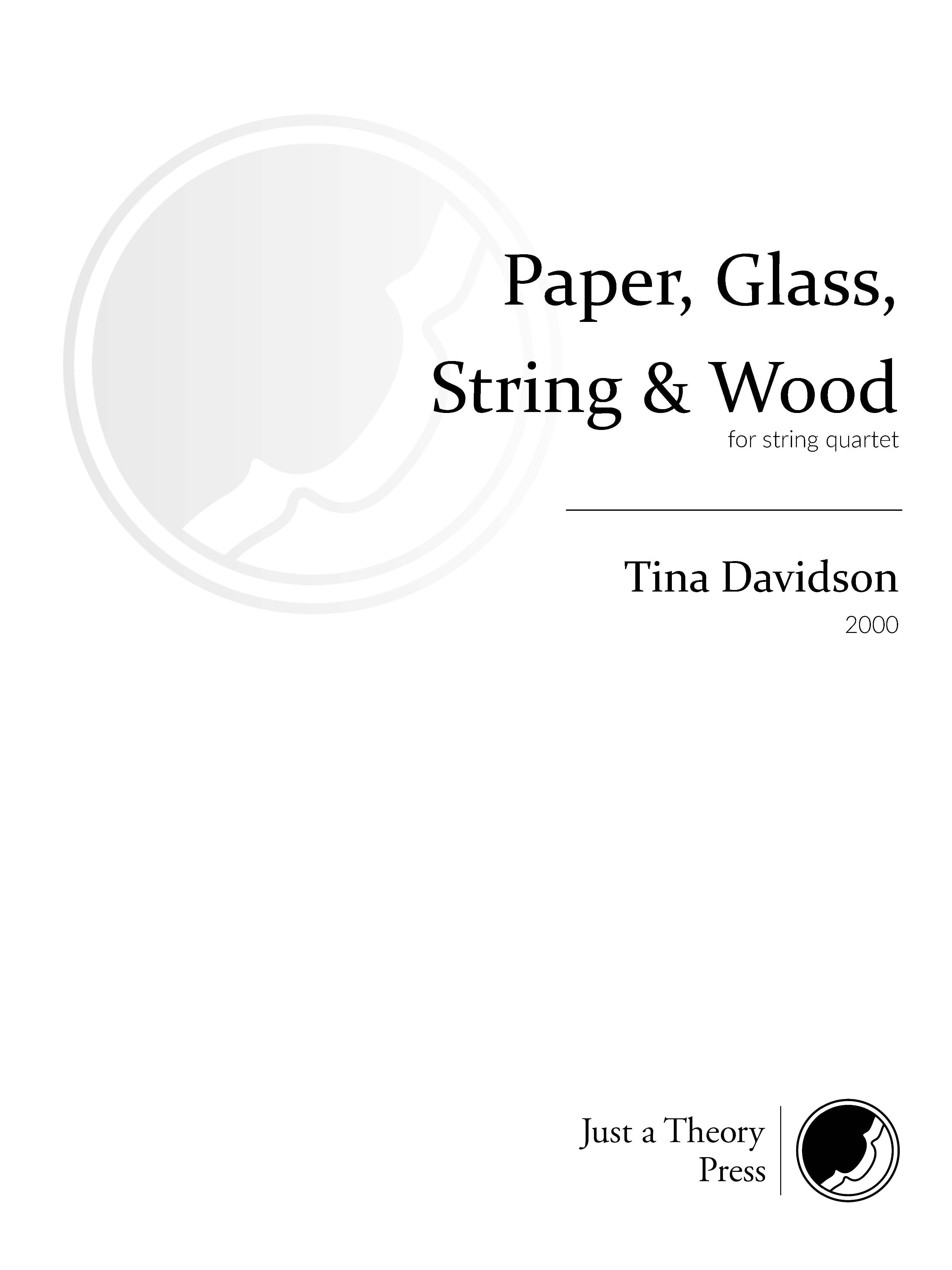 Paper, Glass, String & Wood