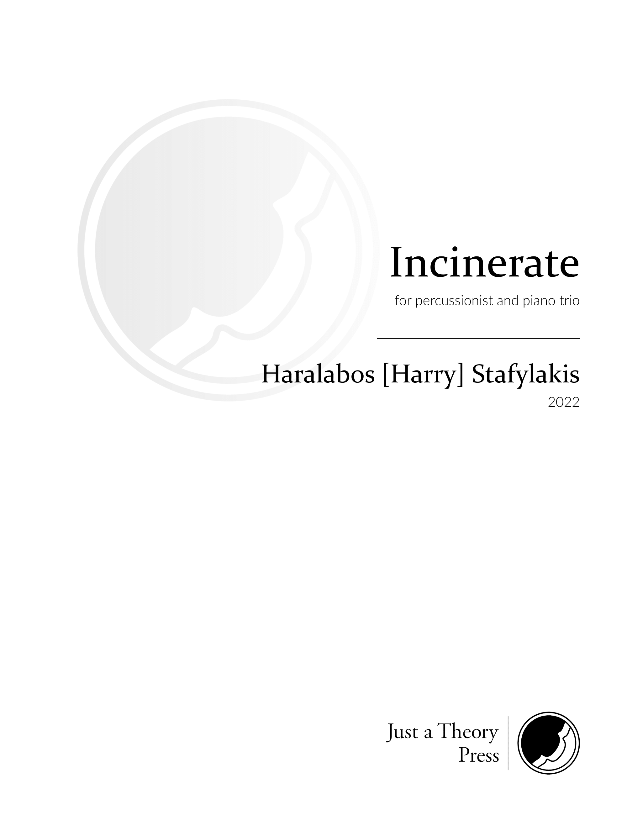 Incinerate – Just a Theory Press