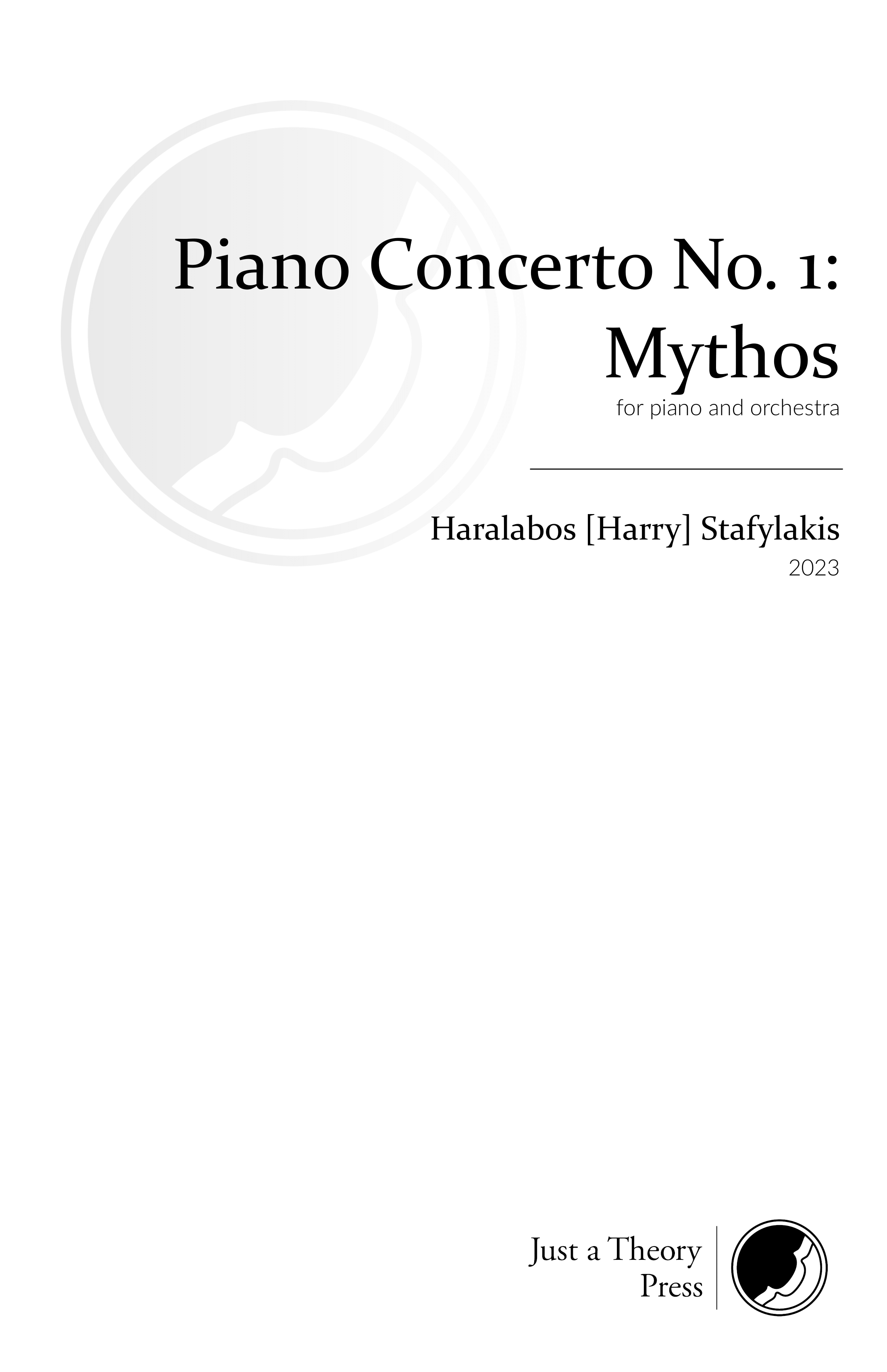 Piano Concerto No. 1: Mythos