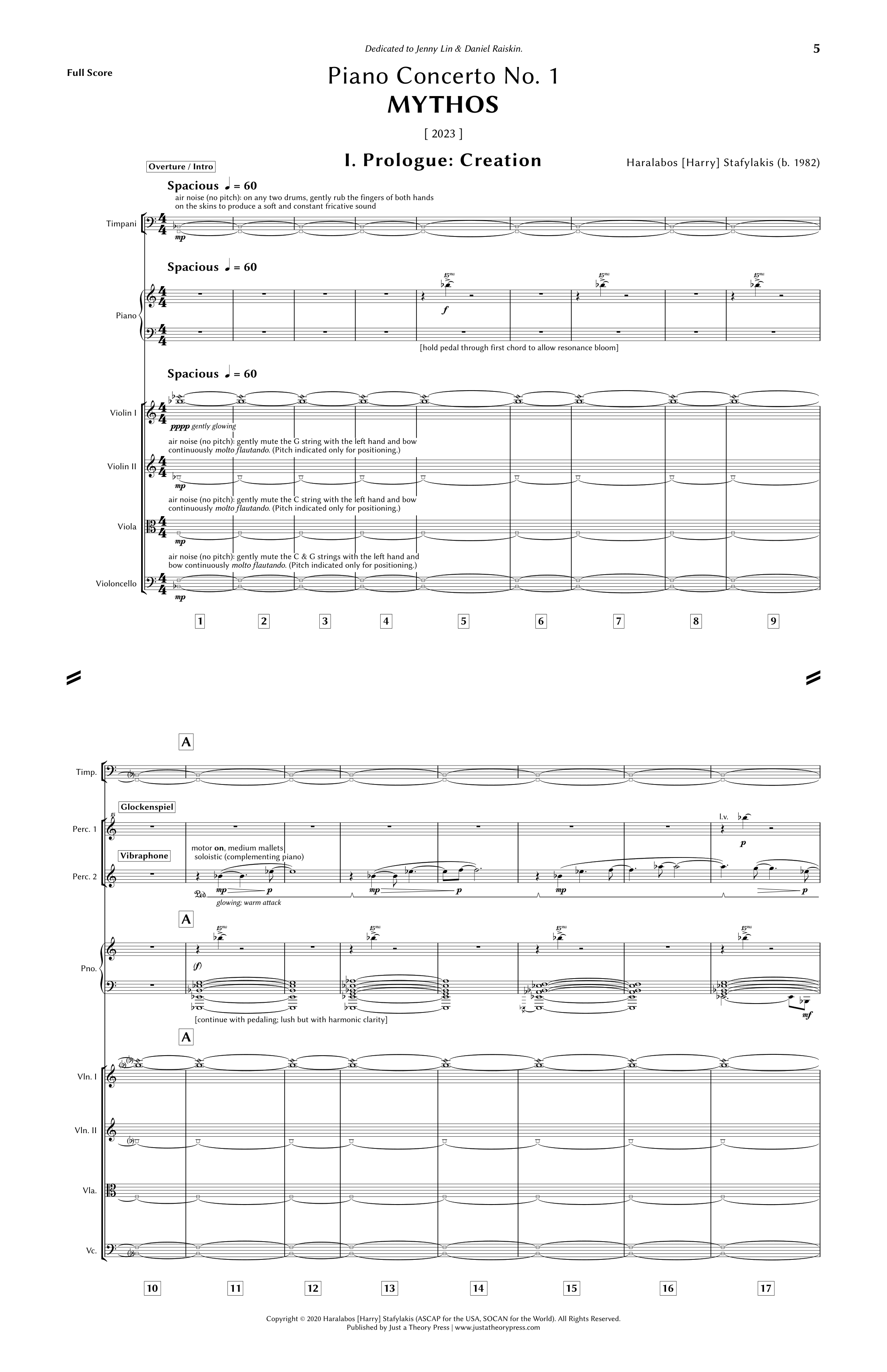 Piano Concerto No. 1: Mythos