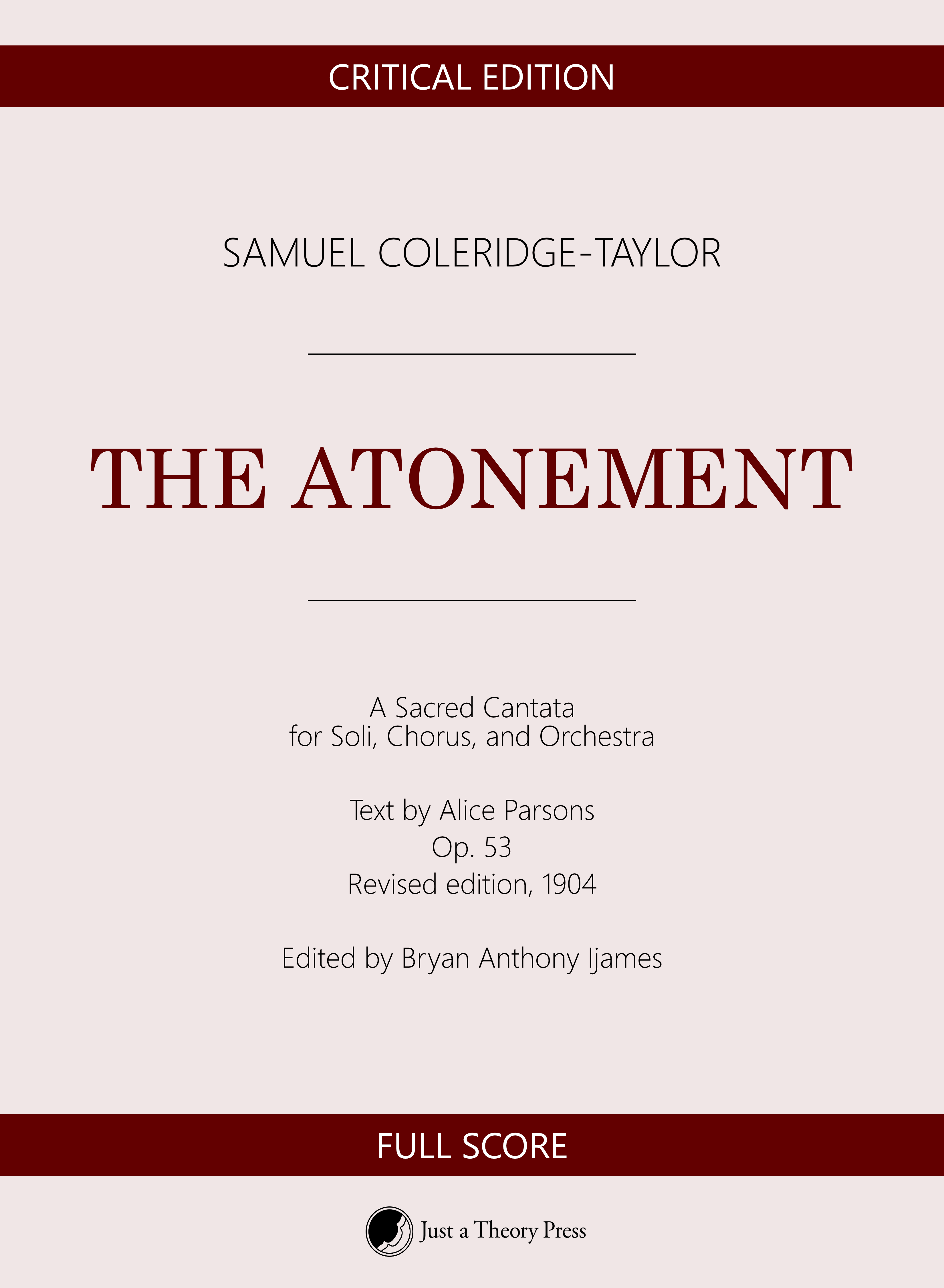The Atonement (Critical Performance Edition)